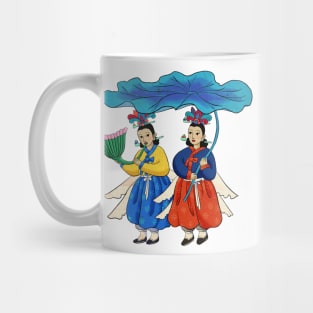 Minhwa: Taoist Fairy Sisters A-2 Type Mug